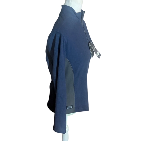 Dri-Duck 9346 Pulse Quarter Zip Jacket Navy/ Gray NWT Sz S - Picture 2 of 10